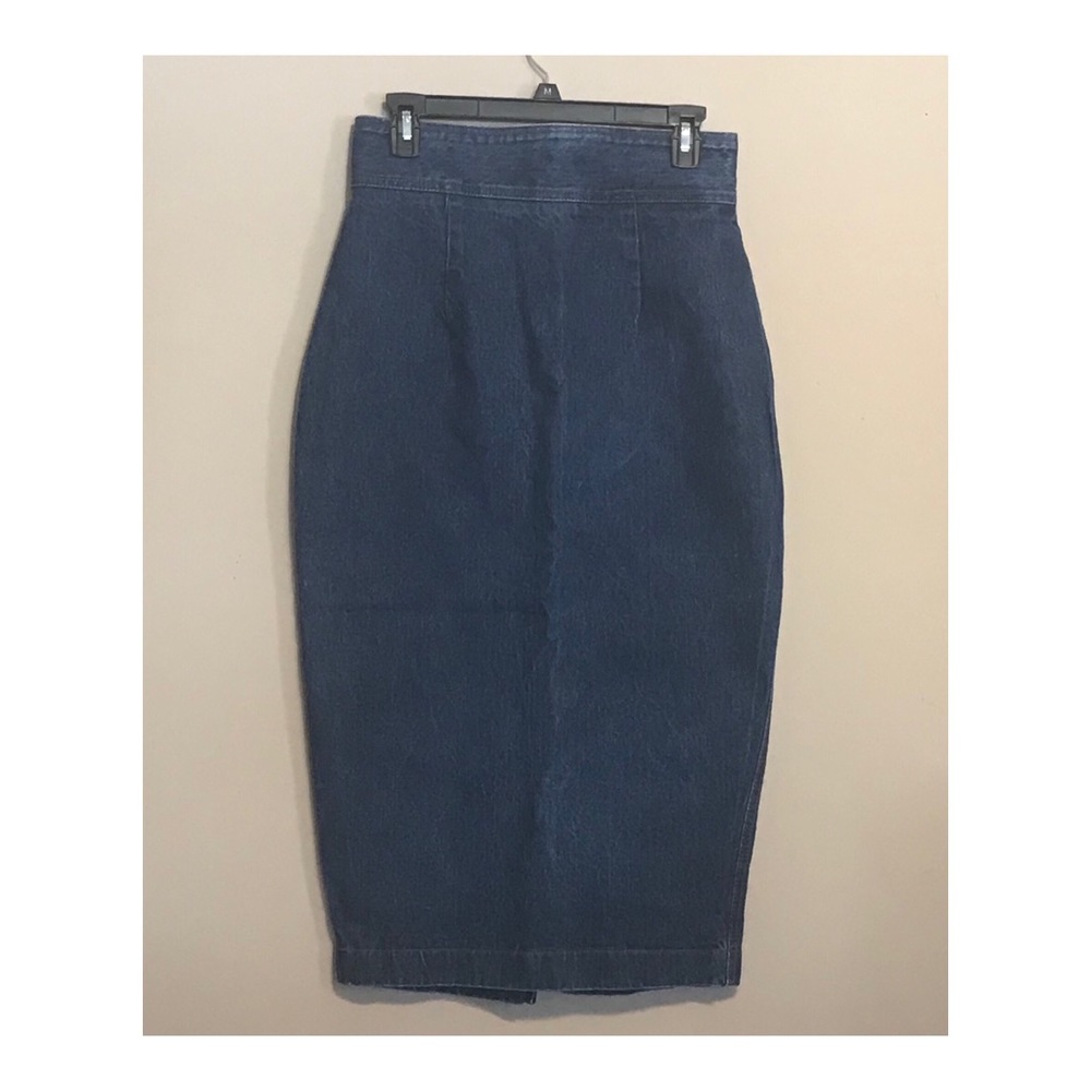 Vintage high waisted jean skirt